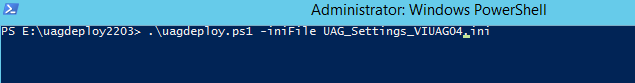 Administrator: Windows PowerShell 
uag ep oy2203> 
uag ep oy. PSI 