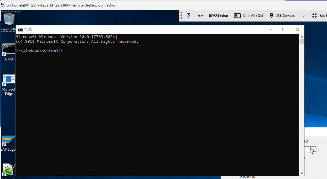 A computer screen shot of a black screen
Description automatically generated